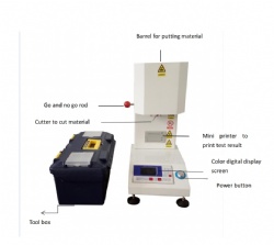 Digital Melt flow index rate tester plastometer with mini printer